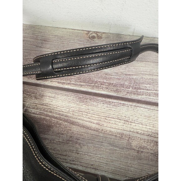 Vintage COACH Hamptons 7778 Hobo Clip Black Leather Stitching EXCELLENT - Picture 17 of 17